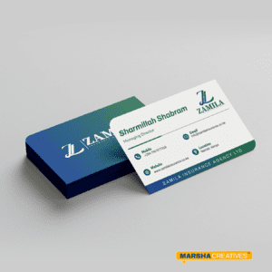 Business Card Design in Kenya for zamila insurance