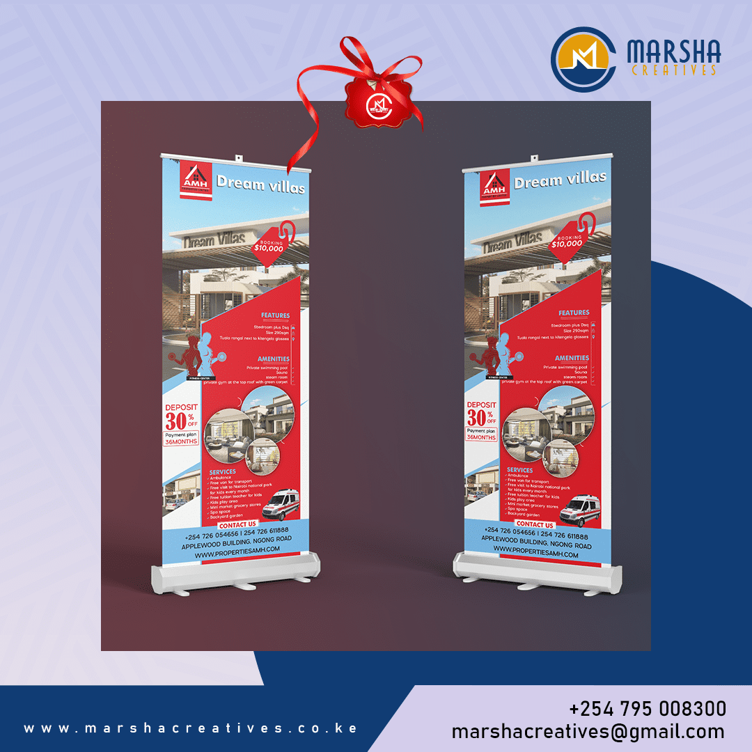 Roll Up Banner Design & Printing In Kenya Marsha Creatives